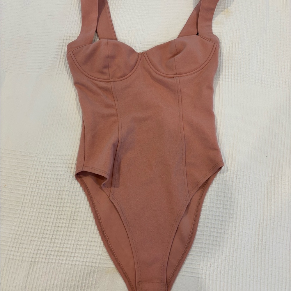 Zara Dusty Pink Bodysuit